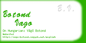 botond vago business card