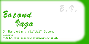 botond vago business card